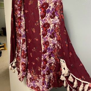 Free People floral kimono